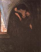 Edvard Munch Kiss oil painting